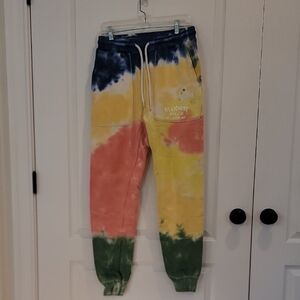 Billionaire Boys Club Mens Health Tie Dye Joggers, Medium, Preowned